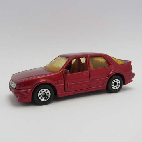 Matchbox SAAB 9000 Turbo toy car - Opening doors - Scale 1/60