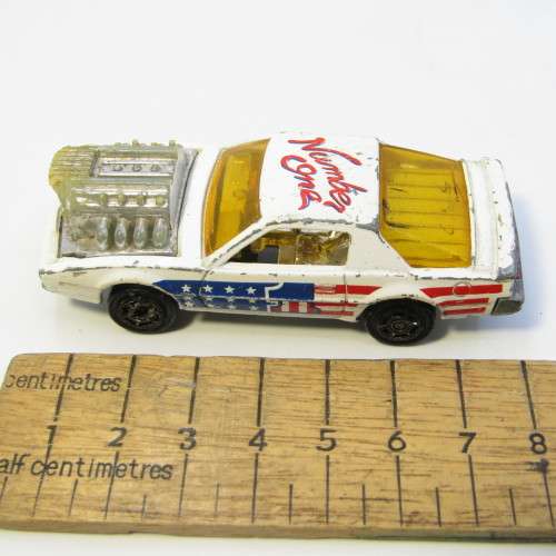Majorette #248 Pontiac Hot Rod toy car - scale 1/62