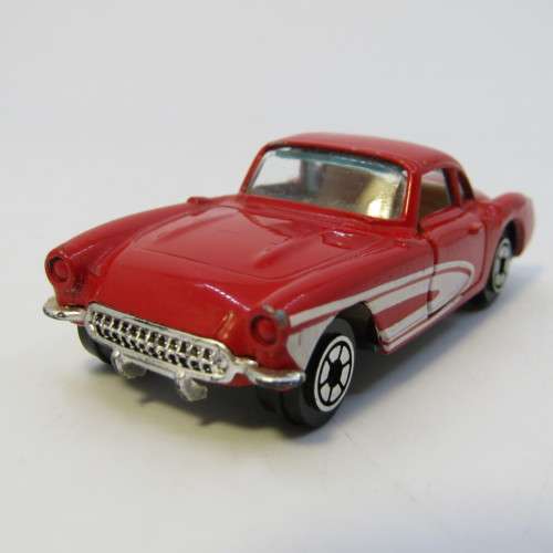 Yatming #1079 - 1957 Chevrolet Corvette toy car - opening doors