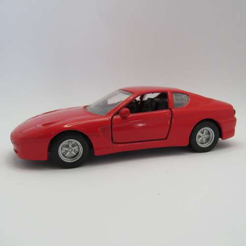 Maisto Shell Ferrari 456 GT model car - Pull back action - Scale 1/39