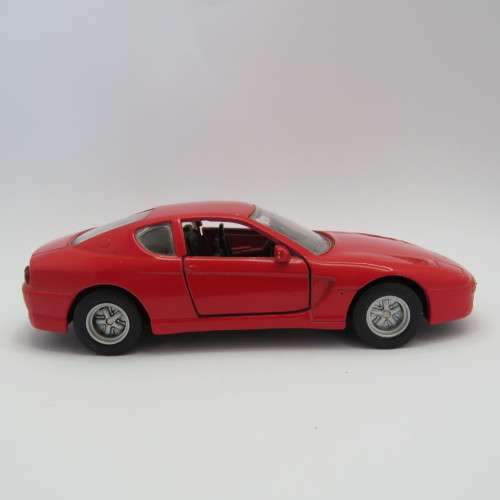 Maisto Shell Ferrari 456 GT model car - Pull back action - Scale 1/39