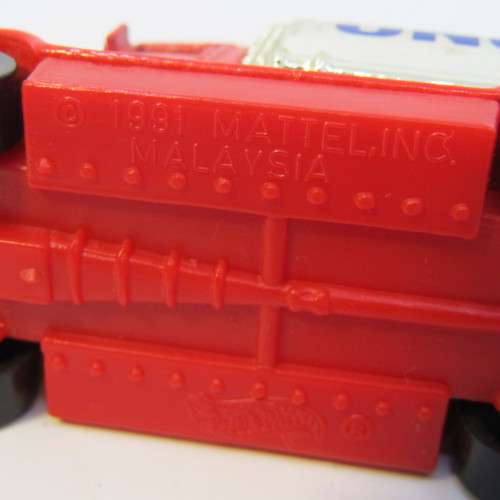 1992 Hot Wheels UnoCal 76 tank truck toy car - Malaysia