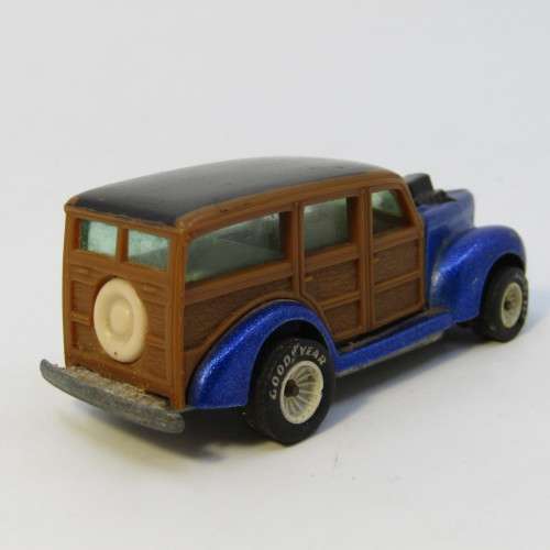 Vintage Hot Wheels Real Riders 1940`s Woodie with white hub wheels - Malaysia