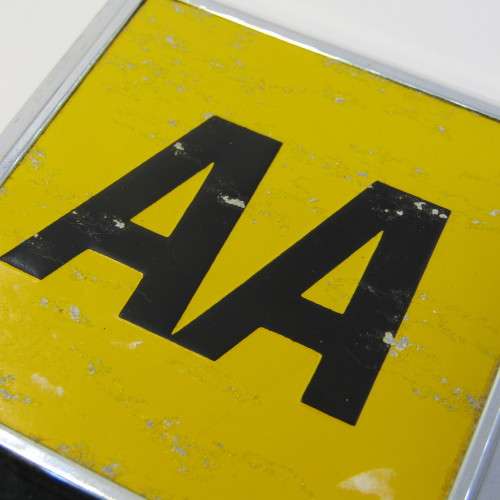 Motor Vehicle vintage AA badge