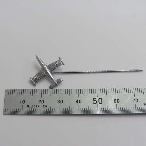 Italian MB-326 airplane pin badge