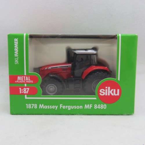 Siku #1878 Massey Ferguson MF 8480 model tractor in box - Scale 1/87