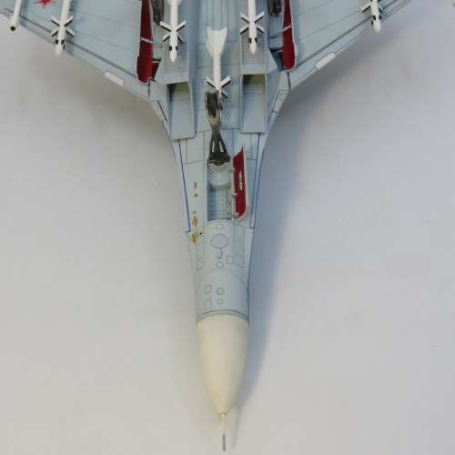 GainCorp Russian Sukhoi Su-27 Flanker die-cast model plane - Scale 1/72