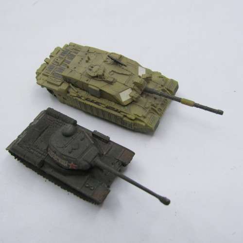 Lot of small combat tanks