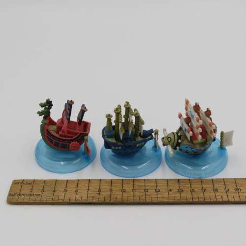 Lot of 5 Japanese Anime small marine ships