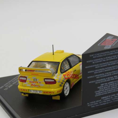 Vitesse SKID SKM 171 Seat Cordoba WRC E2 die-cast rally model car - Scale 1/43