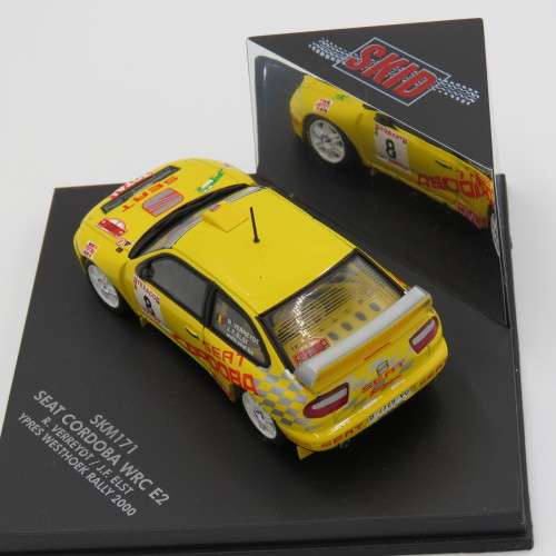 Vitesse SKID SKM 171 Seat Cordoba WRC E2 die-cast rally model car - Scale 1/43