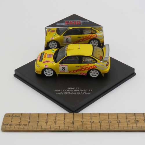 Vitesse SKID SKM 171 Seat Cordoba WRC E2 die-cast rally model car - Scale 1/43