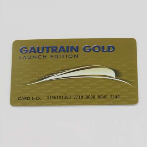 Gautrain Gold Launch Edition card