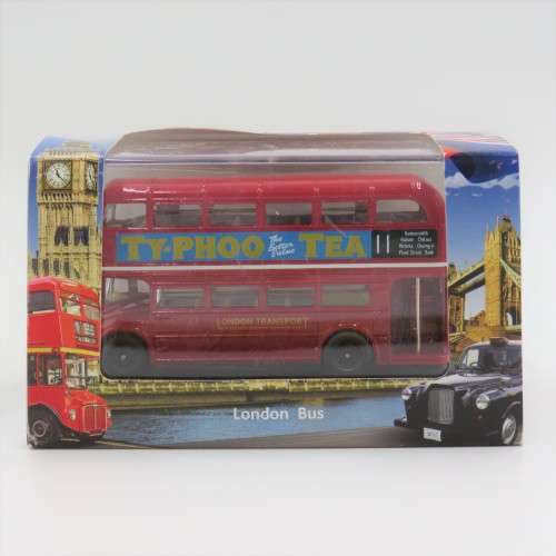 Oxford London Bus `Typhoo tea` die-cast model in case
