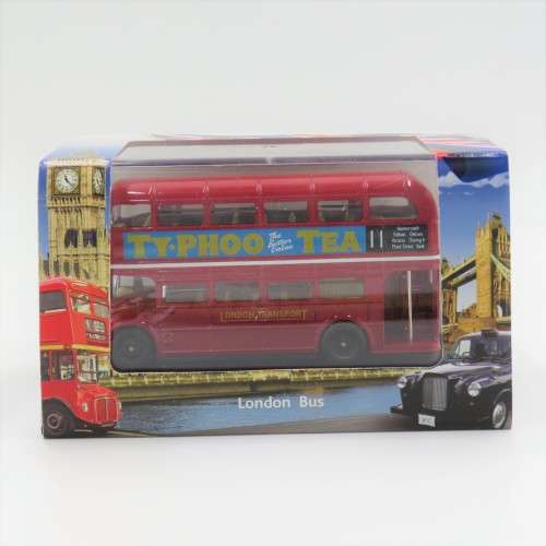 Oxford London Bus `Typhoo tea` die-cast model in case