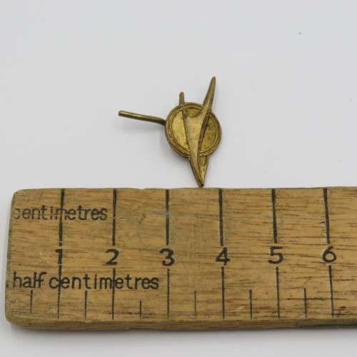Vintage SA Railway emblem pin badge