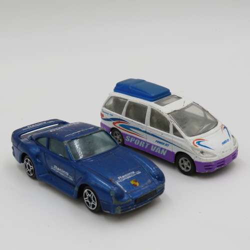 Lot of 4 toy cars - Well used