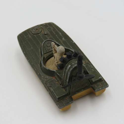 Matchbox Superfast No.30 Swamp rat military boat - Front cracked