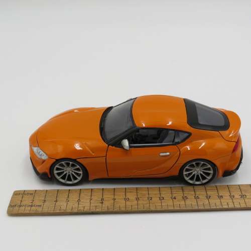 Jada Toys 2020 Toyota GR Supra model car - Scale 1/24 - Interior and trimmings repainted