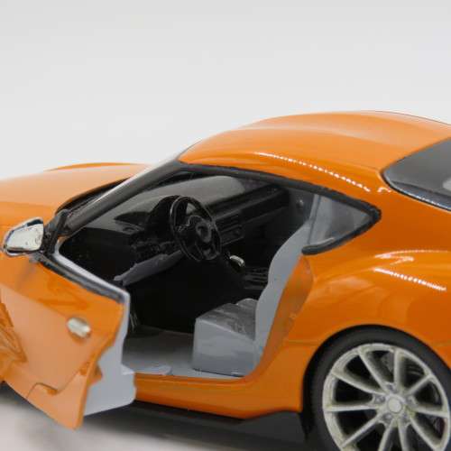 Jada Toys 2020 Toyota GR Supra model car - Scale 1/24 - Interior and trimmings repainted