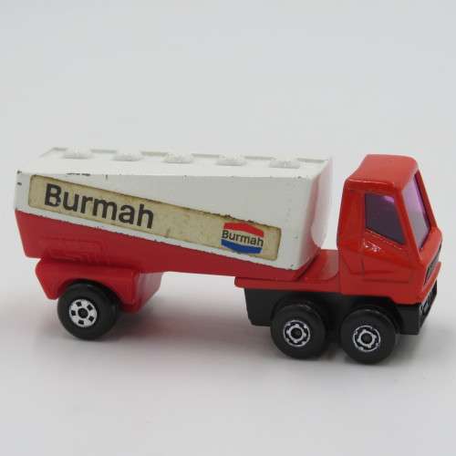 Matchbox Superfast Burmah Freeway gas tanker toy car