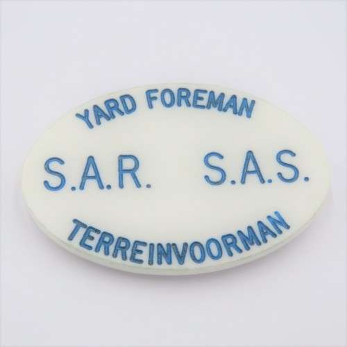 SAR-SAS Railway Yard Foreman breast badge