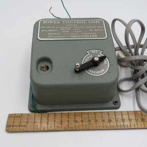 Meccano Ltd Power Control Unit A2 in box - For Railway train models - Not tested