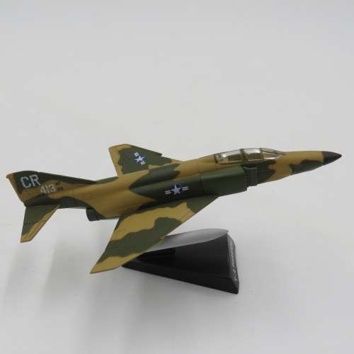 USAF F-4 Phantom II die-cast model plane