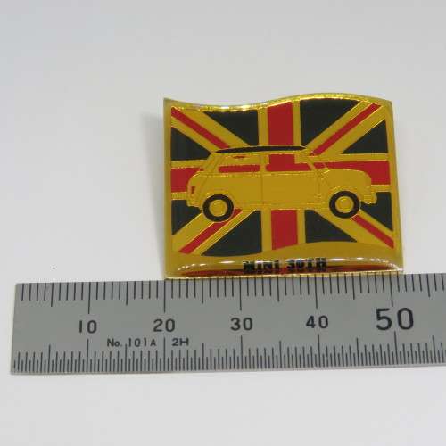 Austin Mini 30th Anniversary pin badge