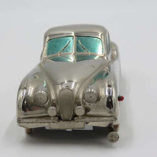 Very Rare 1950`s Prameta Kolner Automodelle mechanical Jaguar XK 120 wind-up toy car