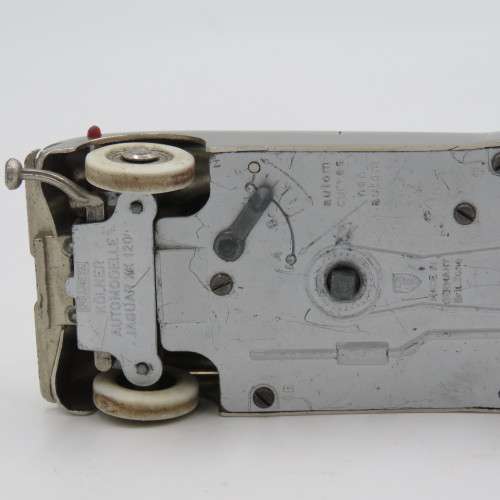 Very Rare 1950`s Prameta Kolner Automodelle mechanical Jaguar XK 120 wind-up toy car
