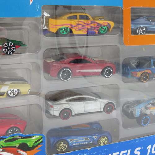 Hot Wheels 10-Pack assorted toy cars