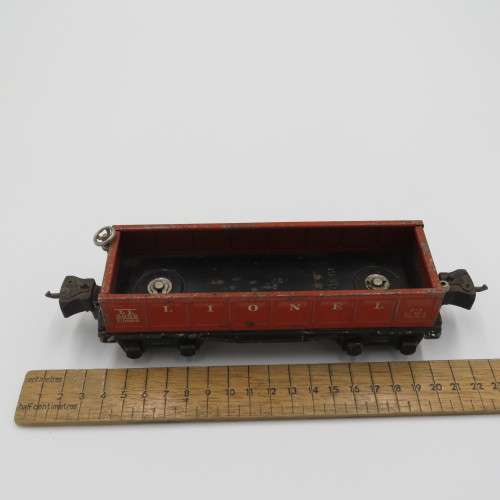 Vintage Lionel #2652 Orange Gondola car - O-gauge