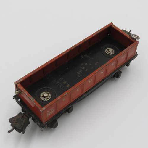 Vintage Lionel #2652 Orange Gondola car - O-gauge