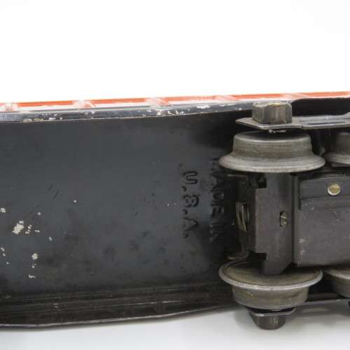 Vintage Lionel #2652 Orange Gondola car - O-gauge