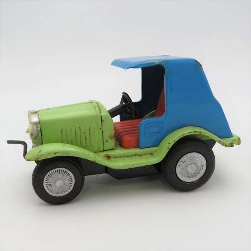 Vintage Pressed metal toy - Bandai japan - Crankhandle
