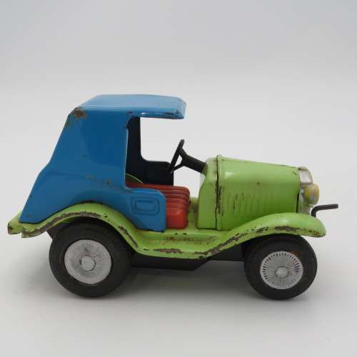 Vintage Pressed metal toy - Bandai japan - Crankhandle
