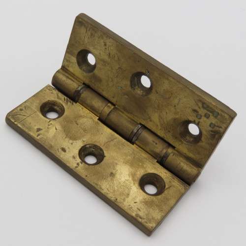 Vintage brass SA Railways door hinge - Marked SAR
