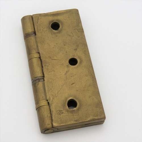 Vintage brass SA Railways door hinge - Marked SAR
