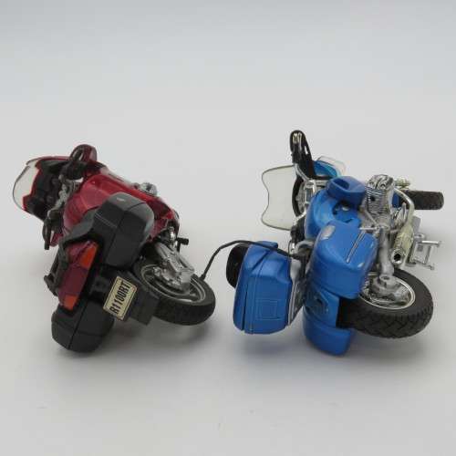 Lot of 2 BMW die-cast motorcycles