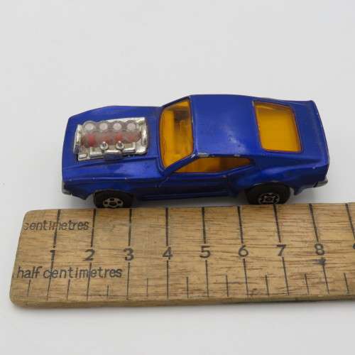 Matchbox Rolamatics No.10 Mustang Piston popper toy car