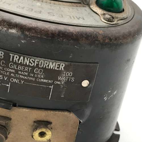 Vintage Railway American Flyer Lines Model 8B transformer - 100 Watts 15v - not tested
