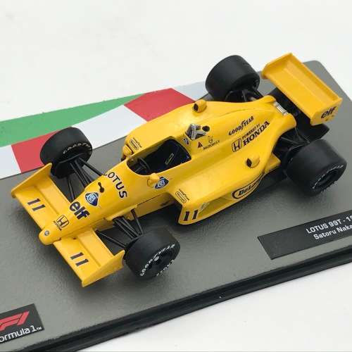 Formula 1 Lotus 99T - 1987 die-cast model car #11 Satoru Nakjima - scale 1/43
