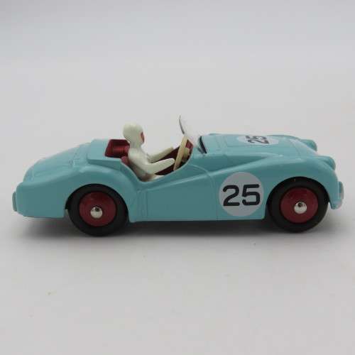 Dinky Toys #111 Triumph TR2 Sports model car - Mint boxed - DeAgostini