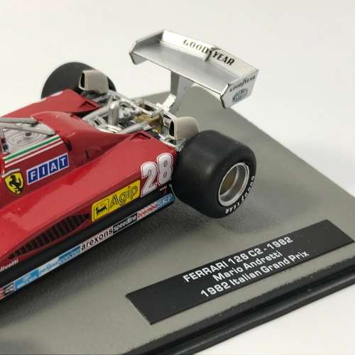 Formula 1 Ferrari 126-C2 -1982 die-cast model car - #28 Mario Andretti 1982 - scale 1/43
