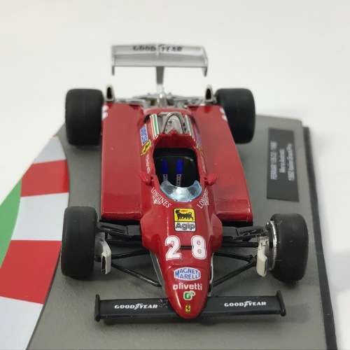 Formula 1 Ferrari 126-C2 -1982 die-cast model car - #28 Mario Andretti 1982 - scale 1/43