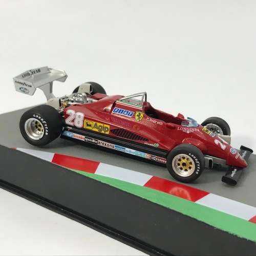 Formula 1 Ferrari 126-C2 -1982 die-cast model car - #28 Mario Andretti 1982 - scale 1/43