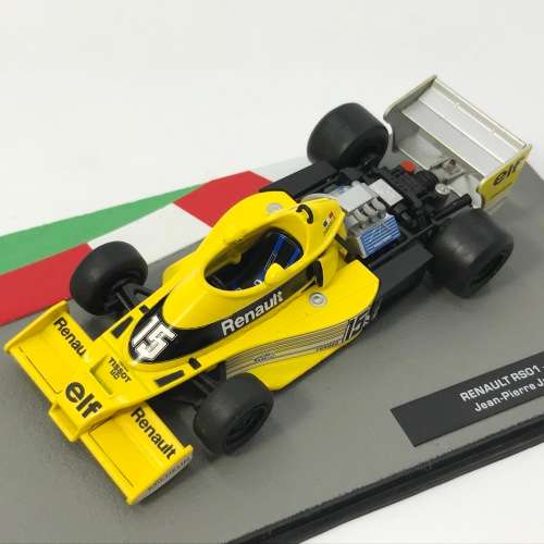 Formula 1 Renault RS01 - 1977 die-cast model car - #15 Jean-Pierre Jabuillie - scale 1/43