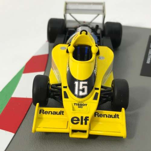 Formula 1 Renault RS01 - 1977 die-cast model car - #15 Jean-Pierre Jabuillie - scale 1/43