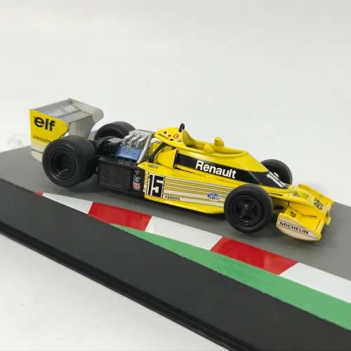 Formula 1 Renault RS01 - 1977 die-cast model car - #15 Jean-Pierre Jabuillie - scale 1/43